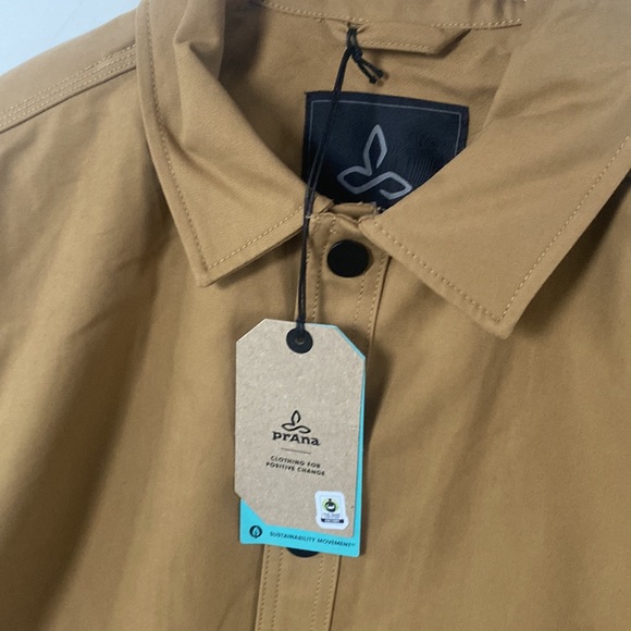 (B4) prAna Men's Standard Westside Jacket, Color: Embark Brown, Size L, NWT - Picture 4 of 14